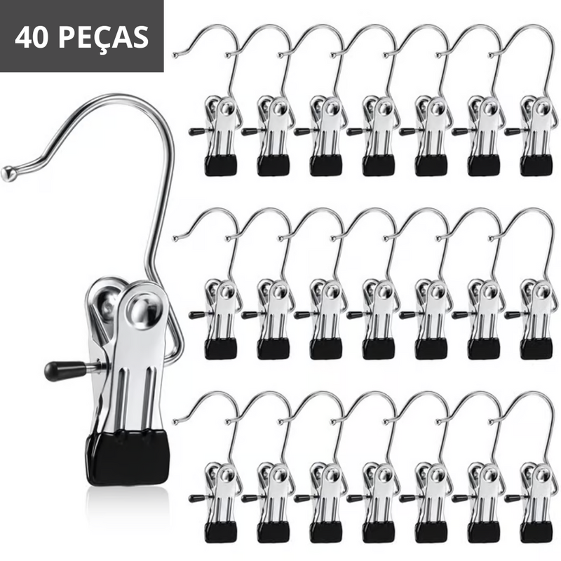 Prendedor de Roupas Antideslizantes SafeClip