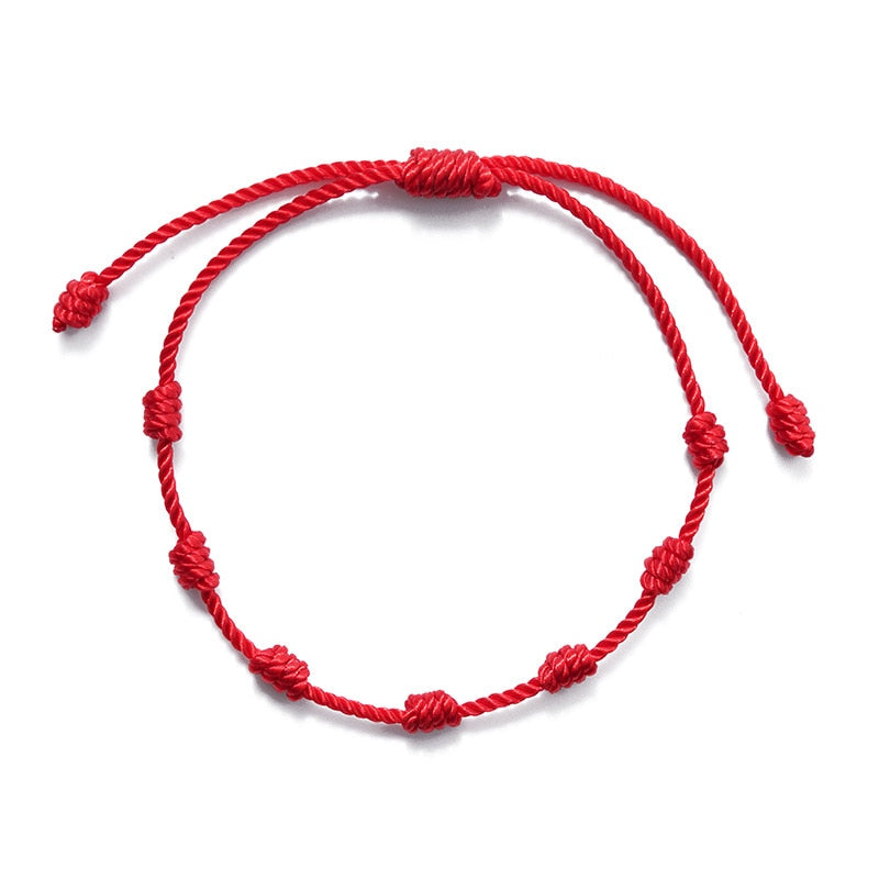 Pulseira 7 Nós - Sorte, Proteção e Fortuna