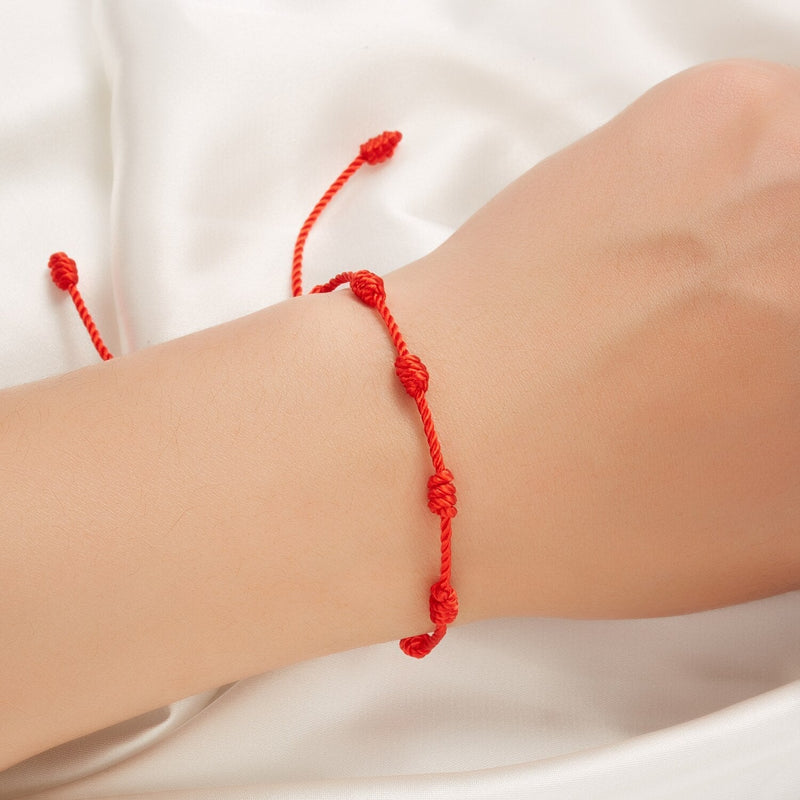 Pulseira 7 Nós - Sorte, Proteção e Fortuna