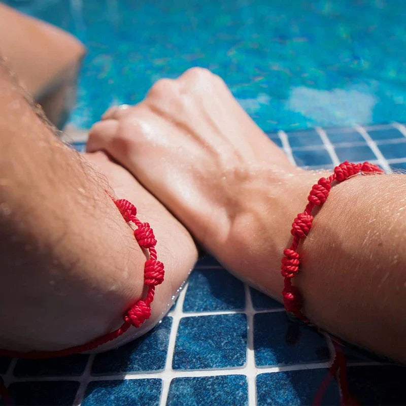 Pulseira 7 Nós - Sorte, Proteção e Fortuna
