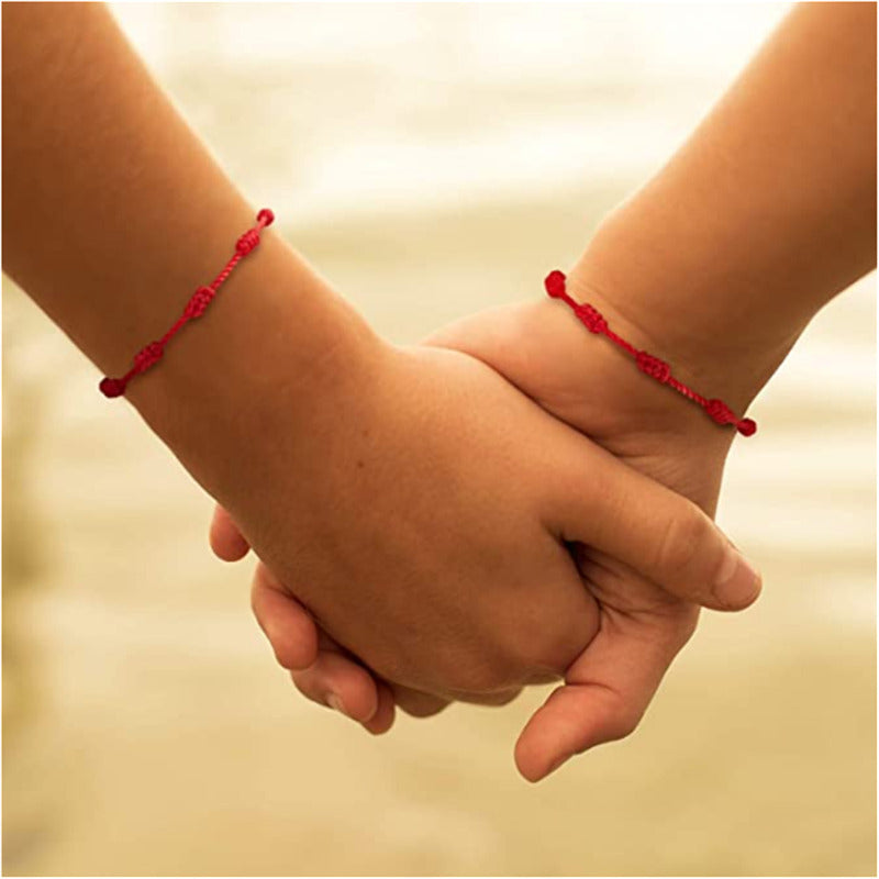 Pulseira 7 Nós - Sorte, Proteção e Fortuna