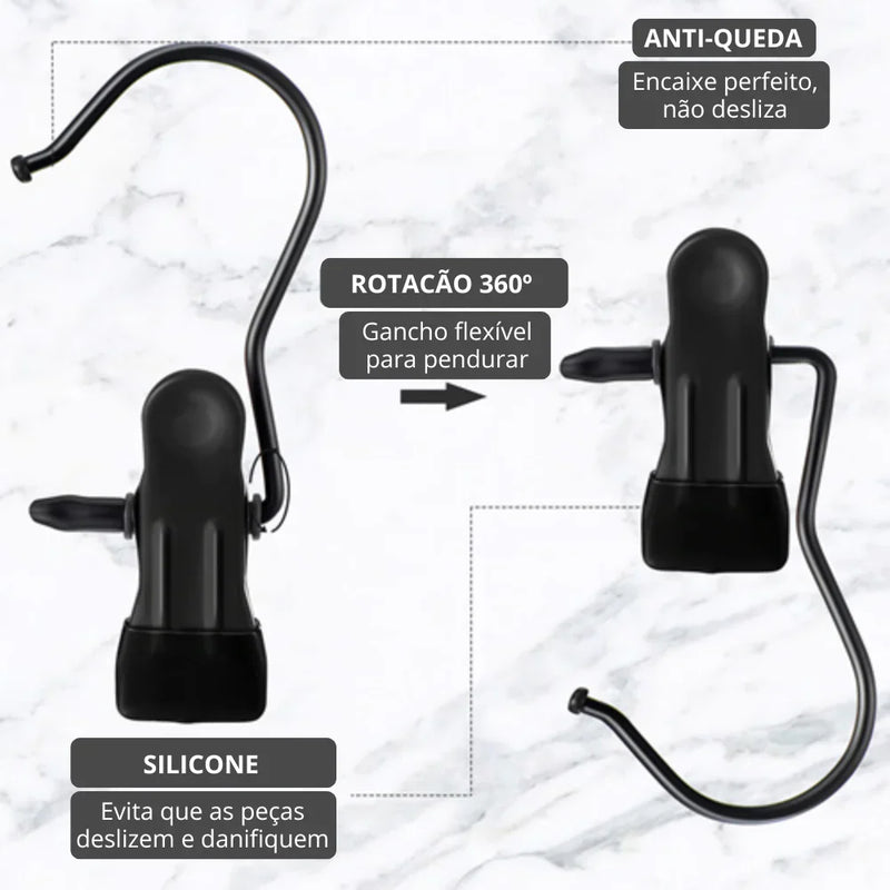 Prendedor de Roupas Antideslizantes SafeClip