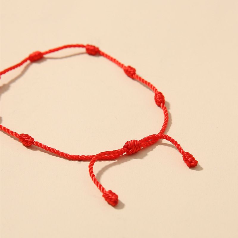 Pulseira 7 Nós - Sorte, Proteção e Fortuna